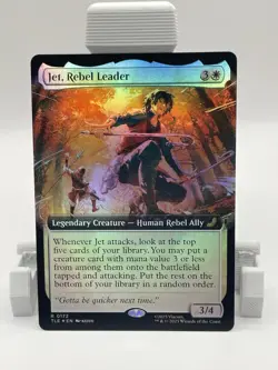 Magic: The Gathering Jet, Rebel Leader Rare Foil Extended Art 172 Avatar Set - Image 1