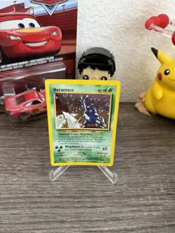 Heracross 6/111 Neo Genesis Holo w/ Swirl Pokemon Card 💫 LP/NM - Image 2