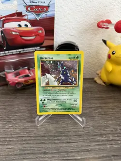 Heracross 6/111 Neo Genesis Holo w/ Swirl Pokemon Card 💫 LP/NM - Image 3