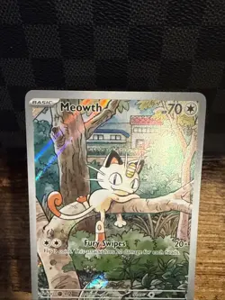 Pokemon Meowth IR #106/094 Phantasmal Flames Illustration Rare NM/M TCG - Image 2