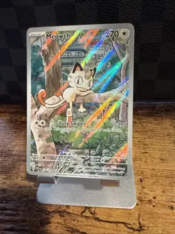 Pokemon Meowth IR #106/094 Phantasmal Flames Illustration Rare NM/M TCG - Image 4