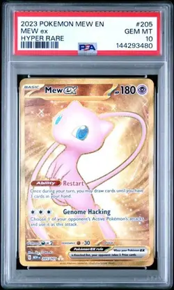 2023 POKEMON MEW EN-151 #205 MEW ex HYPER RARE - Image 1