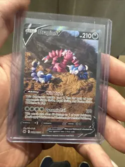Pokemon TCG Drapion V Crown Zenith: Galarian Gallery Holo Ultra Rare #GG49 NM - Image 1