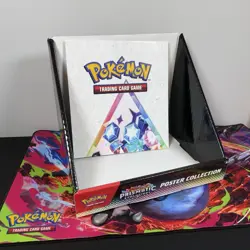 Pokemon Empty Prismatic Evolutions Poster Collection Display Box Only +1 Posters - Image 1