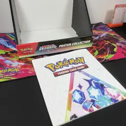Pokemon Empty Prismatic Evolutions Poster Collection Display Box Only +1 Posters - Image 2