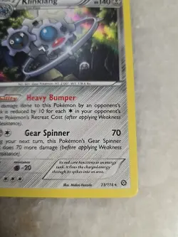 Pokemon Klinklang 73/114 Holo Rare XY Steam Siege NM Pack Fresh TCG - Image 4