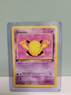 Pokemon TCG Drowzee 54/82 1st Edition Team Rocket Set LP - Image 1