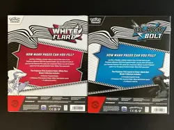 Pokemon Black Bolt and White Flare Binder Collection Bundle Set of 2 - 1 Each - Image 2