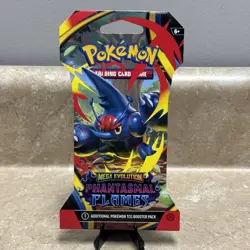 Pokemon Mega Evolution Phantasmal Flames Sleeved Booster Pack - Image 1