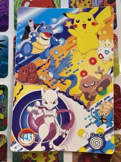Pokemon Pikachu Vintage Pocket Monsters Vending HOLO Prism Sticker Nintendo 98 - Image 4