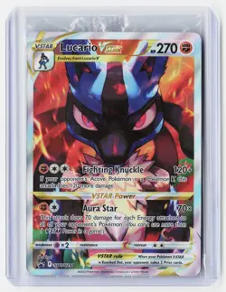 2023 Pokemon—Lucario VSTAR #SWSH291 Crown Zenith—Black Star Promo (Sealed) - Image 1