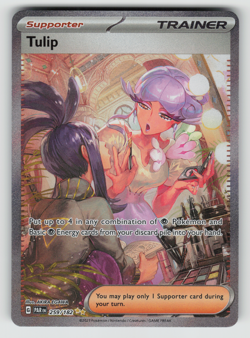 Tulip Pokemon Paradox Rift 259/182 Full Art Special Illustration Rare NM - Image 1