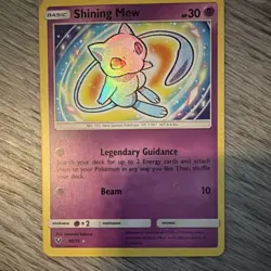 Pokemon Shining Mew 40/73 Shining Legends Shiny Holo Rare 30 HP English 2017 - Image 1