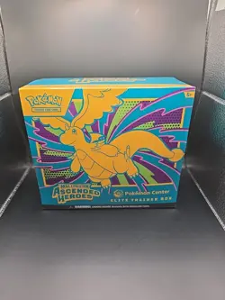 ASCENDED HEROES POKEMON CENTER ETB PC SEALED NEW NO RIPS OR TEARS SHIPS NEXT DAY - Image 1