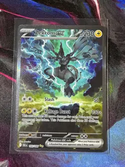 Zekrom EX 166/086 Black Bolt SIR English Pokemon TCG NM+ - Image 1