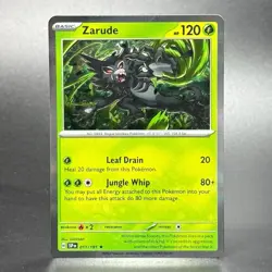 Pokemon Scarlet & Violet: Surging Sparks #011/191 Zarude Holofoil - Image 1