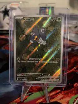 Pokemon Company Nymble 096/094 ME02 Phantasmal Flames Holo Illus Rare 50HP - Image 1
