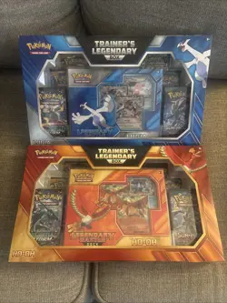Set of 2 Pokemon TCG Trainer’s Legendary Box Legendary Battle Deck Lugia Ho-oh - Image 1