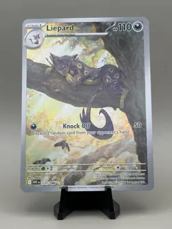 Liepard Illustration Rare 137/086 Pokemon White Flare Holo Full Art - Image 1