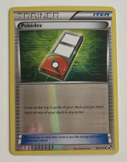 Pokedex 98/114 Pokemon TCG Black & White Reverse Holo LP - Image 1