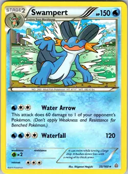 Swampert 35/160 XY - Primal Clash Pokemon TCG LP - Image 1