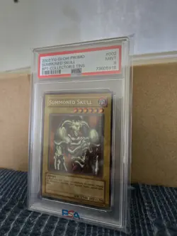 2002 Yu-Gi-Oh! Summoned Skull BPT-002 Collector's Tin Promo Foil PSA 9 - Image 2