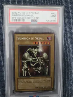 2002 Yu-Gi-Oh! Summoned Skull BPT-002 Collector's Tin Promo Foil PSA 9 - Image 4