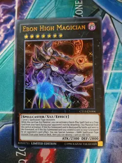 Yugioh Ebon High Magician CT13-EN004 1ST ED NM ULTRA - Image 1