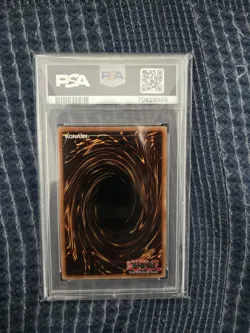 2005 Yu-Gi-Oh! Rocket Warrior CT2-EN005 Collector's Tin Secret Rare Promo PSA 9 - Image 5