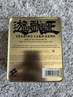 Yu-Gi-Oh! Vintage Blue Eyes White Dragon Seto Kaiba Metal Tin 2002 - EMPTY - Image 2