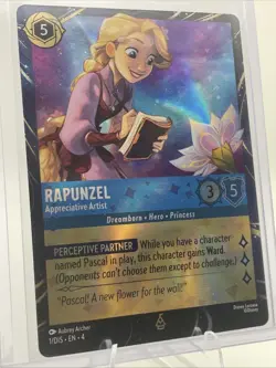 2025 Disney Lorcana Rapunzel Appreciative Artist Epcot Promo Collection Quest - Image 4