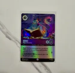 Disney Lorcana Genie - Magical Researcher (Epic) Winterspell FOIL #210/204 NM - Image 1
