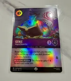 Disney Lorcana Genie - Magical Researcher (Epic) Winterspell FOIL #210/204 NM - Image 2