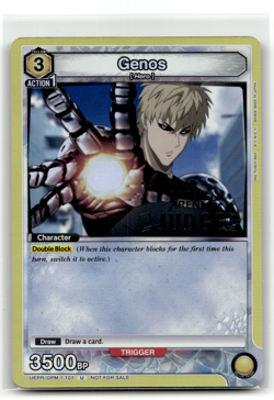Union Arena - Genos - Foil Judge Promo Prize - One Punch Man - Image 1