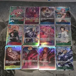 One Piece TCG Japanese : SR Foils, Nami & Monkey D Luffy Lot × 20 + Bonus Cards - Image 1