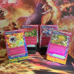 Pokemon TCG Ace Spec Rare Lot of 4 Pink Trainer Near Mint/NM Condition Cards - Image 1