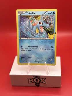 Pokemon Totodile Promo Holo McDonald's 25th Anniversary 018/025 Basic 60 HP Card - Image 1