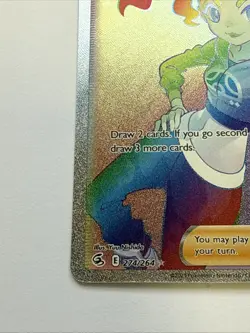 Dancer 274/264 Fusion Strike NM Full Art Secret Rainbow Rare Pokemon Card - Image 2