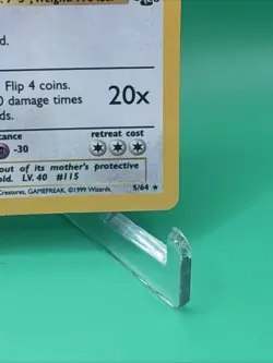 Kangaskhan 5/64 WOTC Jungle Set Holo Rare Pokemon Card MP - Image 4