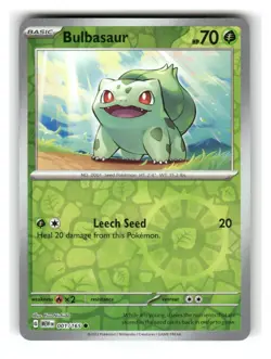 Bulbasaur 001/165 Cosmo Reverse Holo Common Miscellaneous Cards Pokemon NM - Image 1
