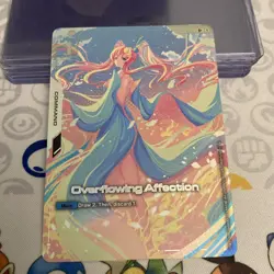 Overflowing Affection GD01-118 U+ Foil Command Gundam Card Game - Image 2