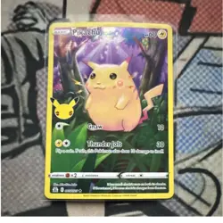 Pokemon Pikachu Celebrations 005/025 Holo Rare Basic Card - Image 1