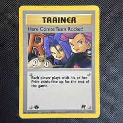 Pokemon Card - Here Comes Team Rocket! 1st Edition Team Rocket 71/82 Rare - Image 1