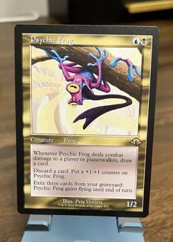 Psychic Frog Retro Frame Card #433 MTG - Image 1