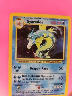 Gyarados Base Set 2 Holo Pokemon Card WOTC - Image 2