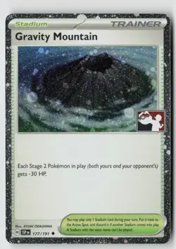 Gravity Mountain 177/191 - Prize Pack Series Cards Holo - PTCG - Image 1