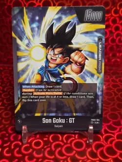 Son Goku : GT Leader Alt Art L FB03-104 Dragon Ball Super Fusion World Eng Card - Image 3