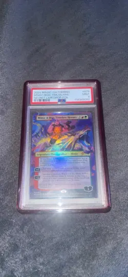 Minsc & Boo, Timeless Heroes Foil Borderless Secret Lair Drop PSA 9 - Image 1