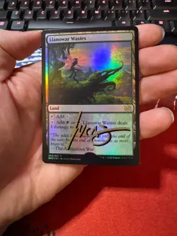 Llanowar Wastes The Brothers' War ARTIST PROOF Lucas Graciano - Image 1