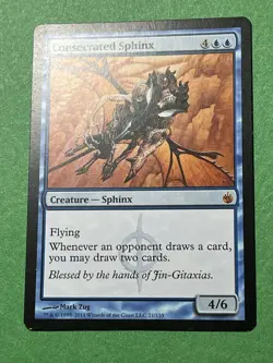 **Consecrated Sphinx** ~Mirrodin Besieged~ MTG: Magic, Light Play (LP) - Image 2